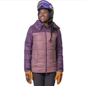 Flylow Kenzie Winter Puffer Down Jacket Casual Long Insulated Water Repellant